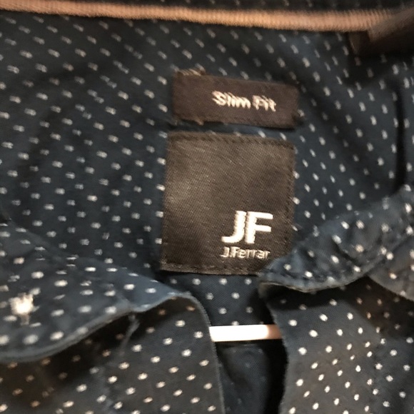Sharp Casual/Dress Jose Ferrar Navy Shirt! - Picture 2 of 2